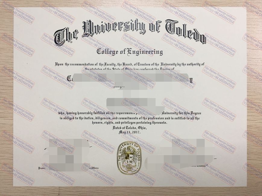 How to purchase fake The University of Toledo Certificate