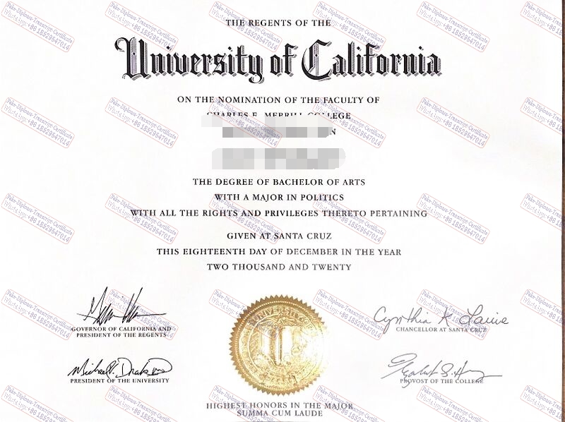 How to purchase fake University of California, Santa Cruz Degree