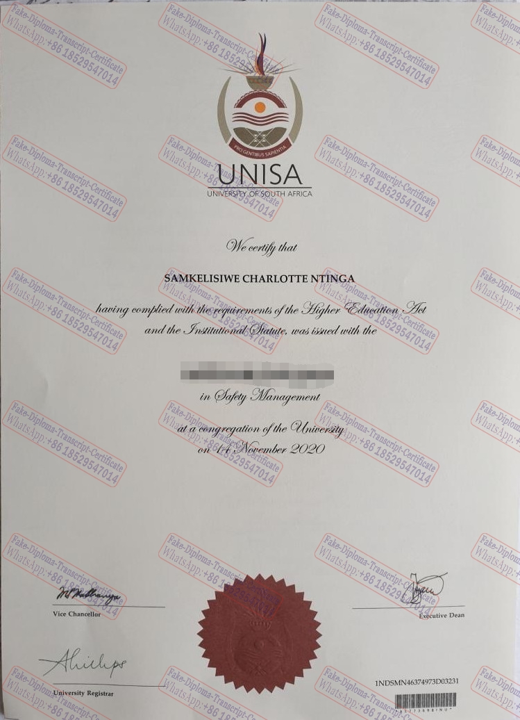 How to purchase fake University of South Africa Certificate