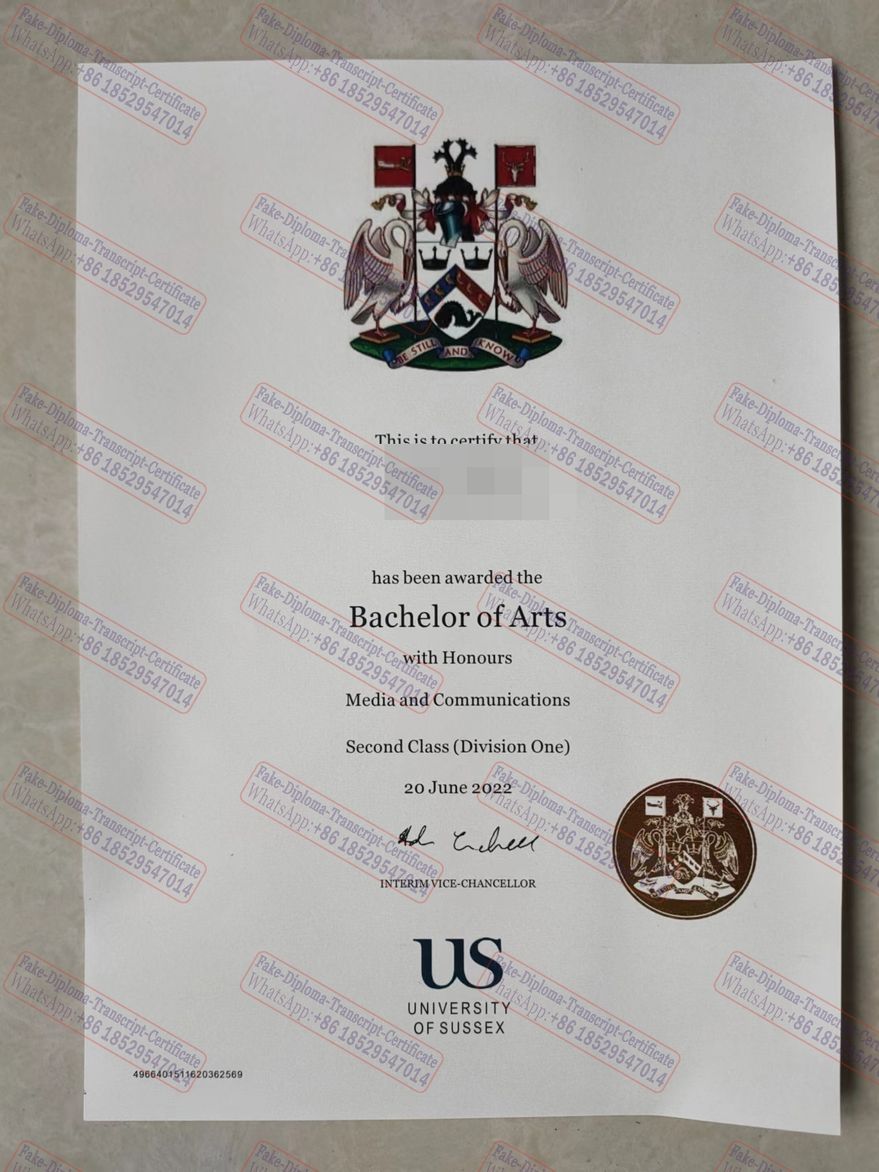 How to purchase fake University of Sussex Diploma