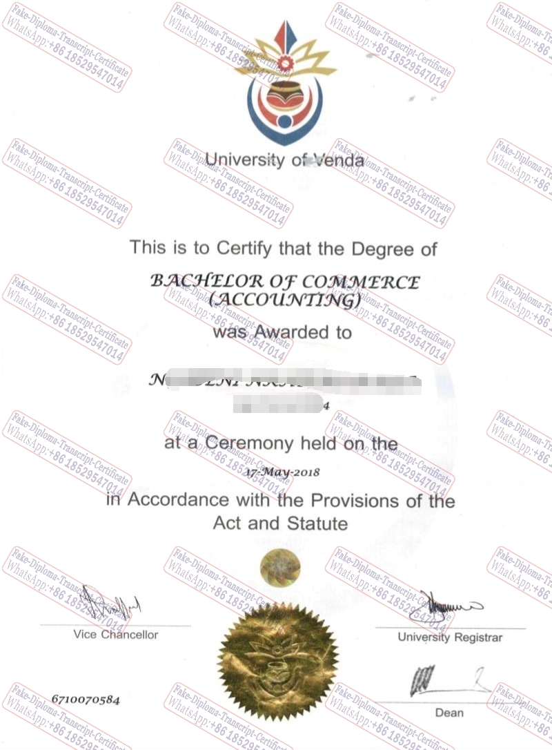 How to purchase fake University of Venda Degree