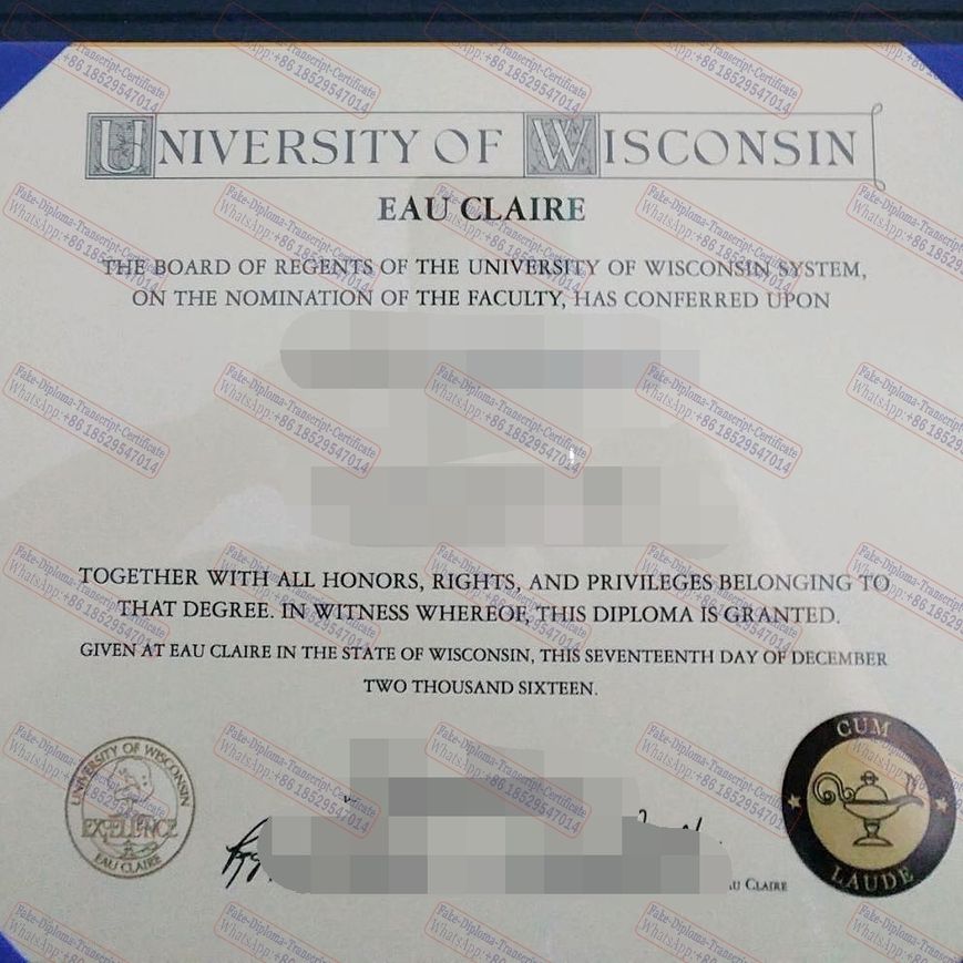 How to purchase fake University of Wisconsin–Eau Claire Certificate