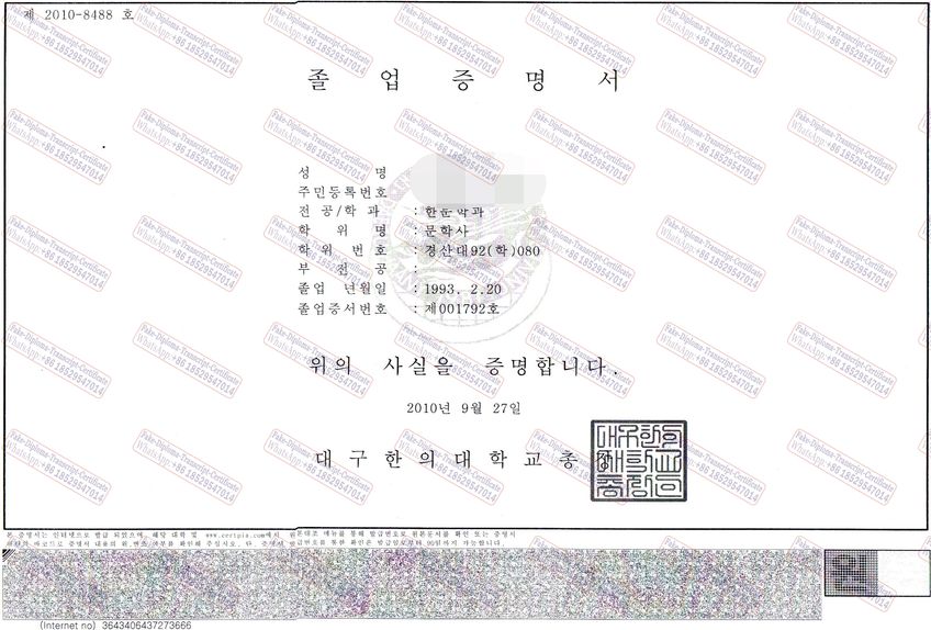 Is it possible to buy fake Daegu Haany University Certificate