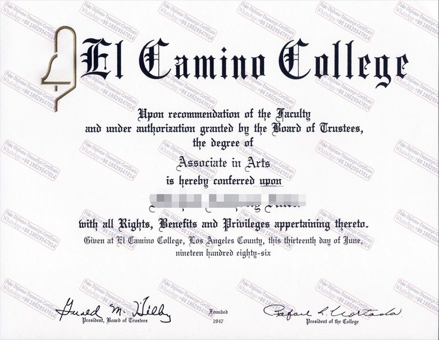 Is it possible to buy fake EL Camino College Degree