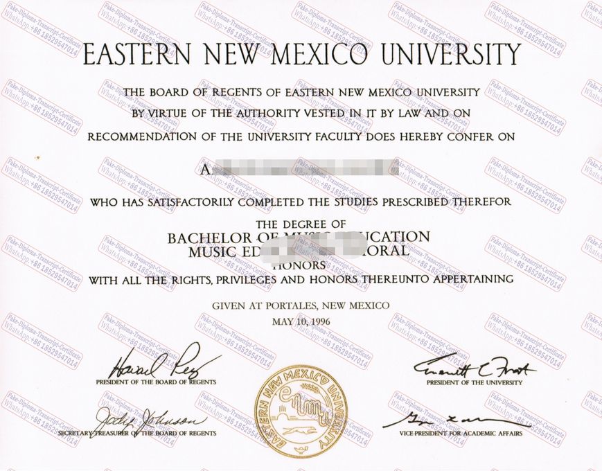 Is it possible to buy fake Eastern New Mexico University Certificate