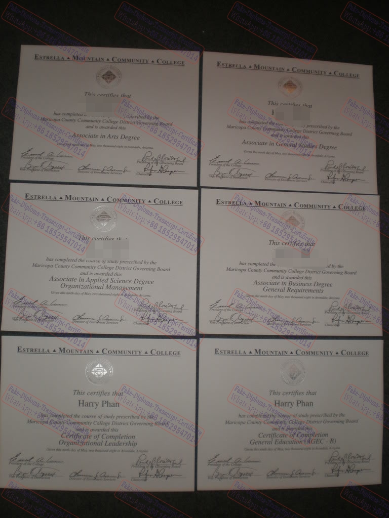 Is it possible to buy fake Estrella Mountain Community College Diploma