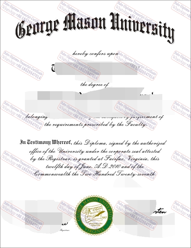 Is it possible to buy fake George Mason University Certificate