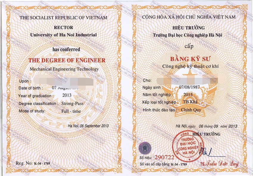 Is it possible to buy fake Hanoi University of Industry Certificate