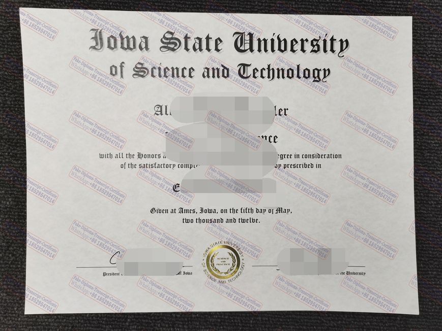 Is it possible to buy fake Iowa State University Certificate