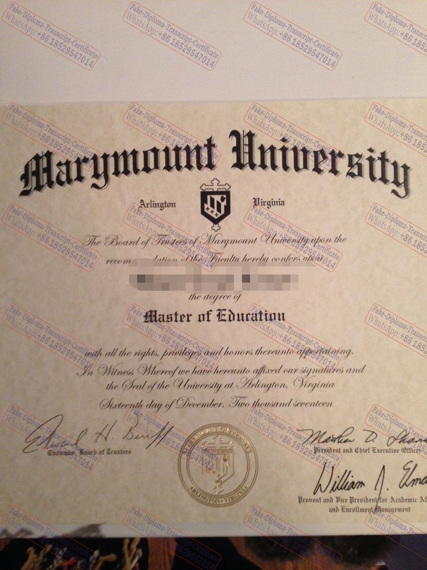 Is it possible to buy fake Marymount University Diploma