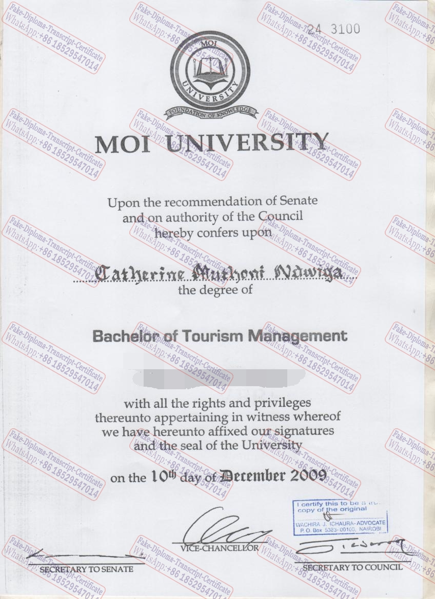 Is it possible to buy fake Moi University Diploma