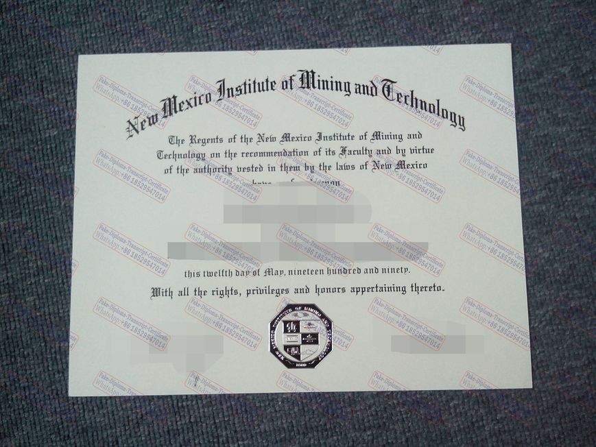 Is it possible to buy fake New Mexico Institute of Mining and Technology Certificate