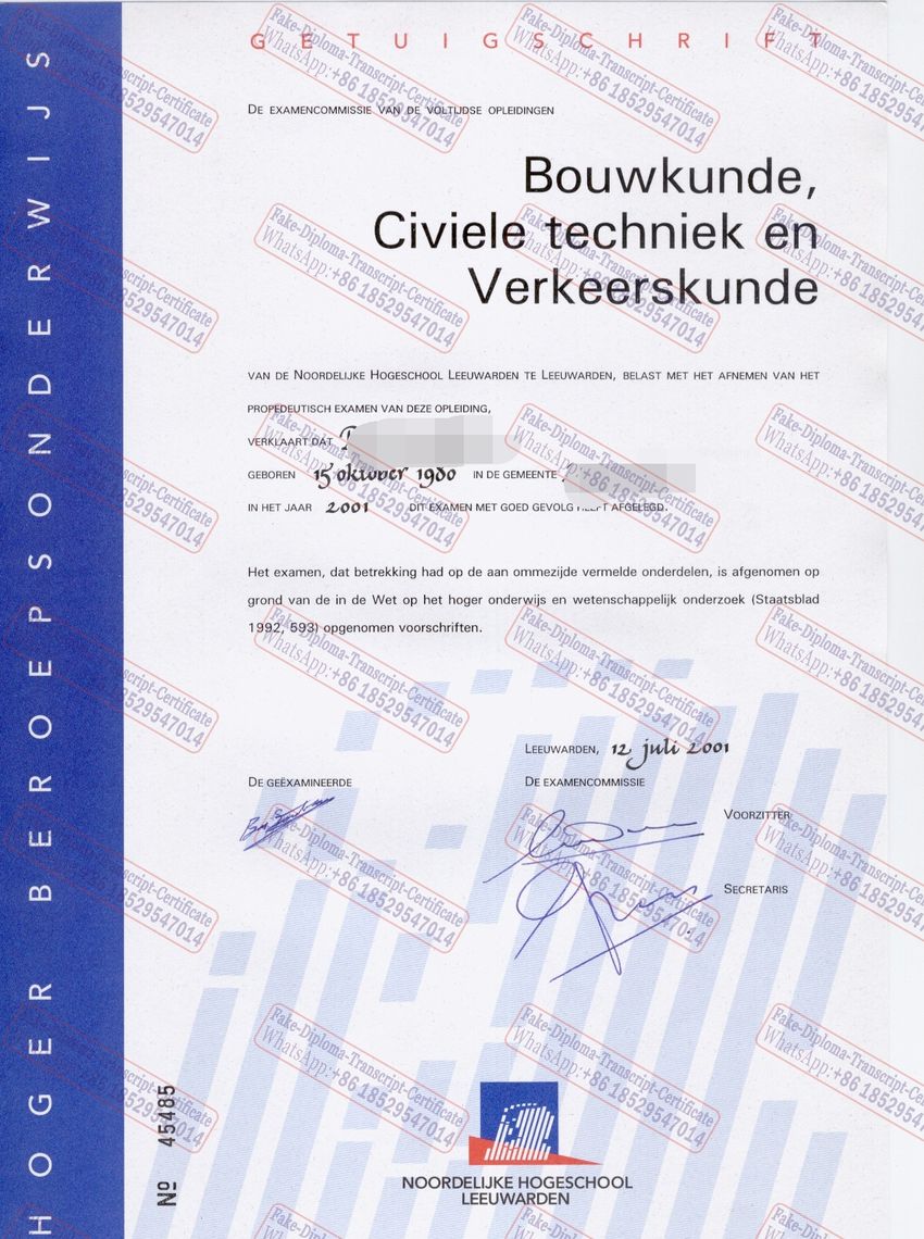 Is it possible to buy fake Noordelijke Hogeschool Leeuwarden Certificate