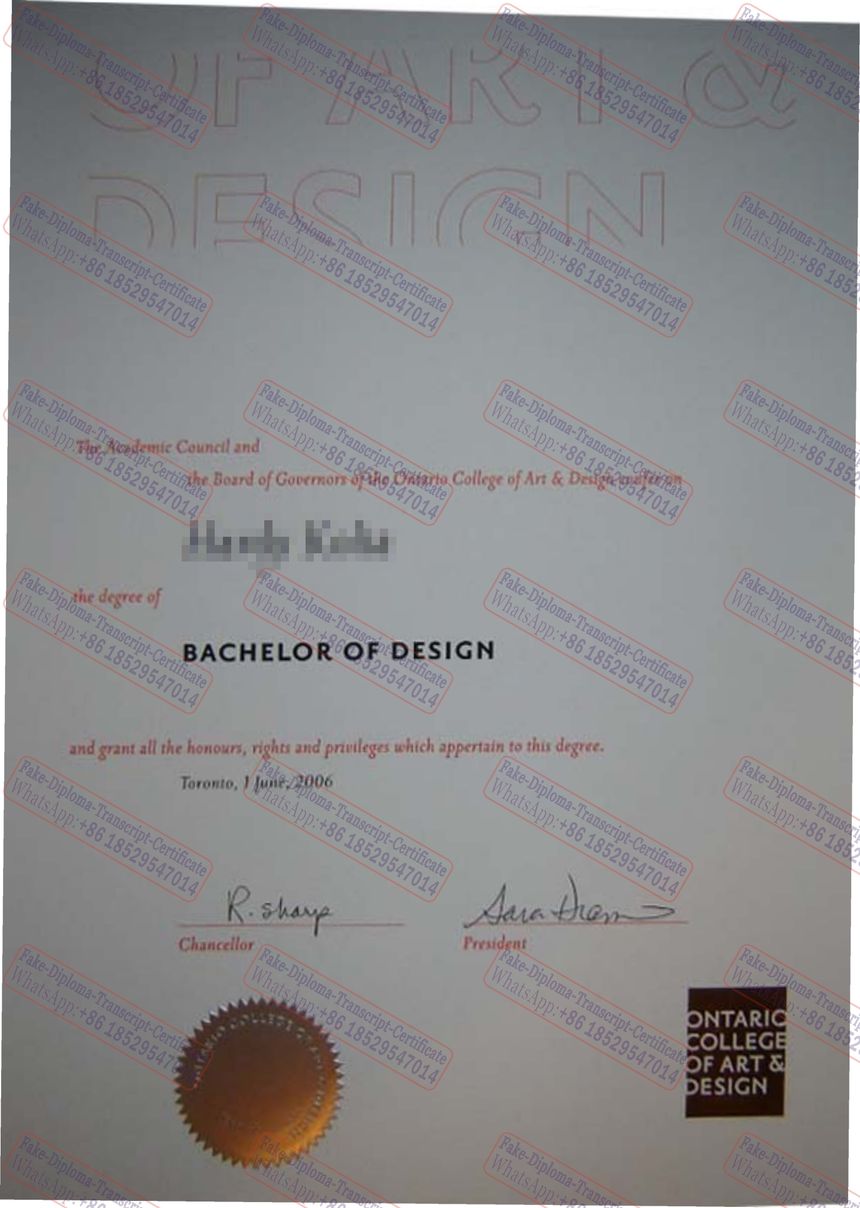 Is it possible to buy fake OntarioCollege of Art Design Diploma