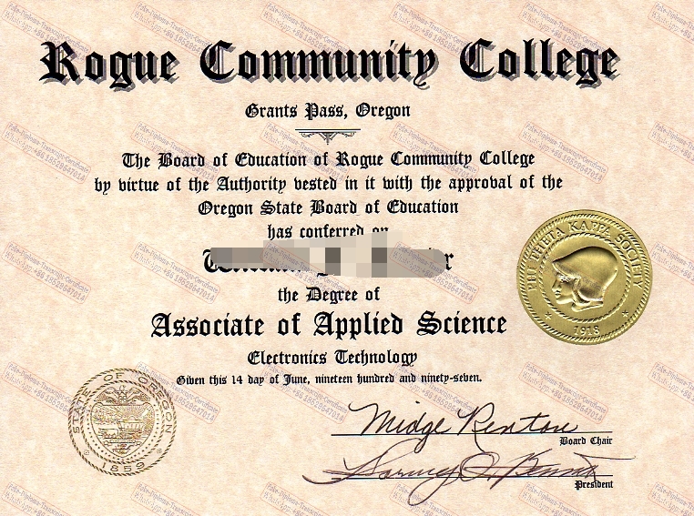 Is it possible to buy fake Rogue Community College Certificate