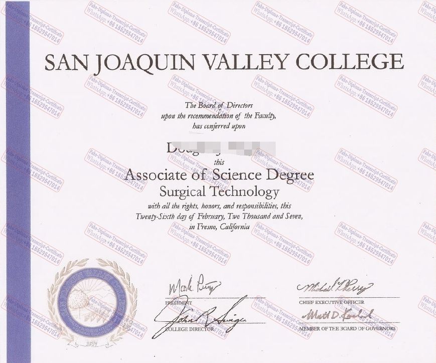 Is it possible to buy fake San Joaquin Valley College Degree