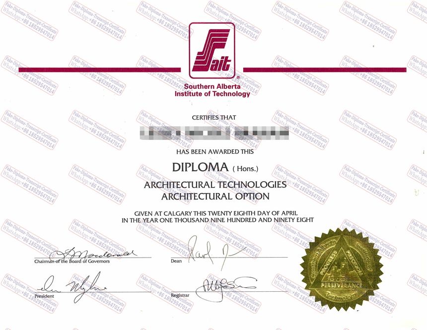 Is it possible to buy fake Southern Alberta Institute of Technology Diploma