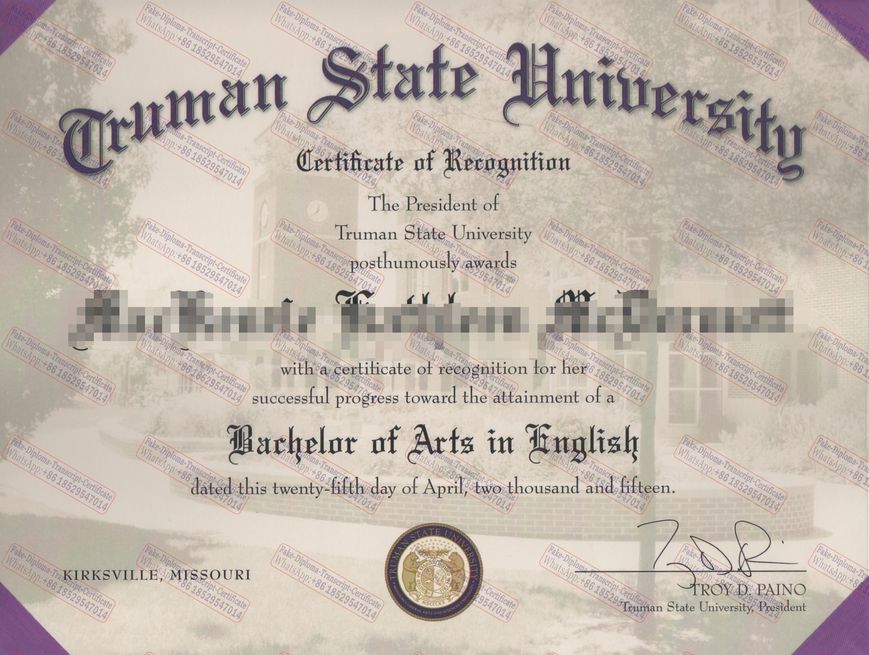 Is it possible to buy fake Truman State University Diploma