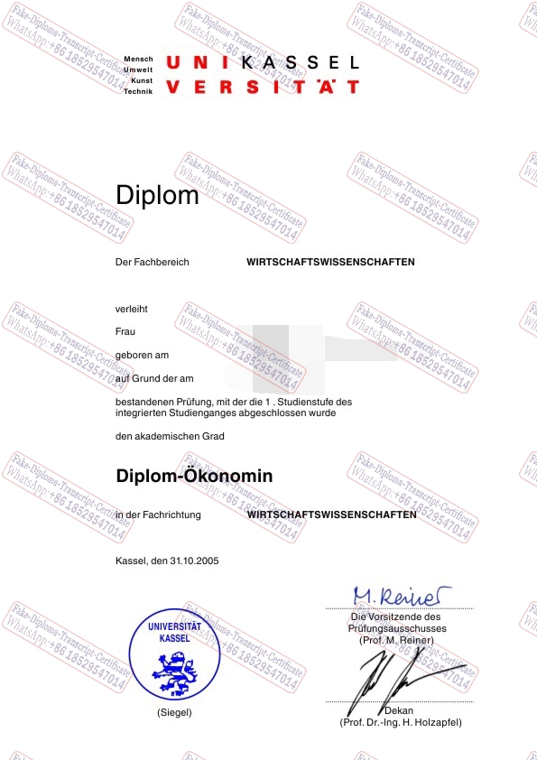 Is it possible to buy fake University of Kassel Degree