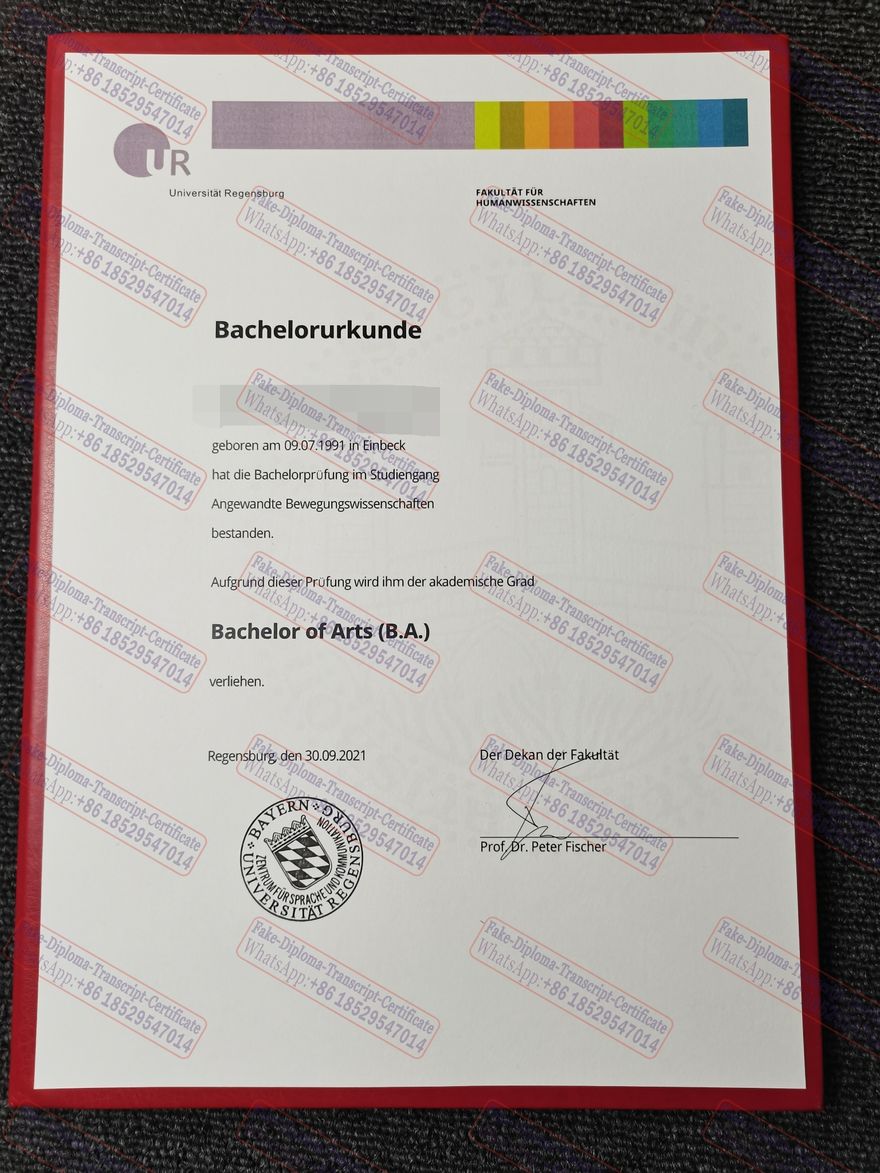 Is it possible to buy fake University of Regensburg Diploma