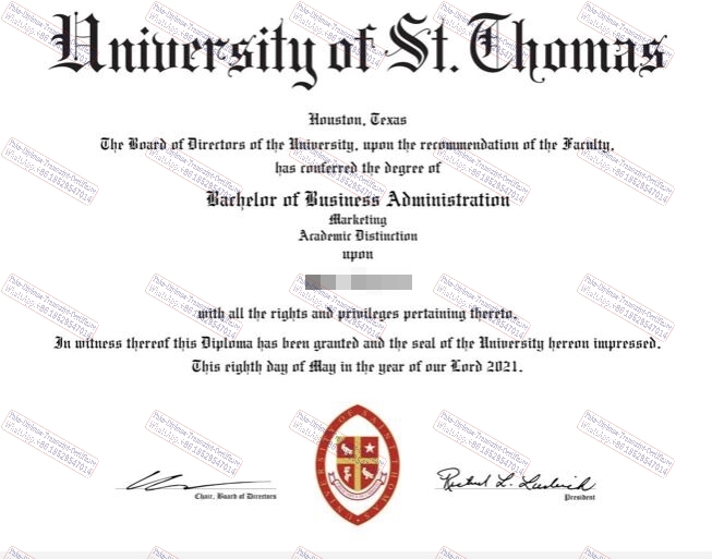 Is it possible to buy fake University of Saint Thomas Diploma