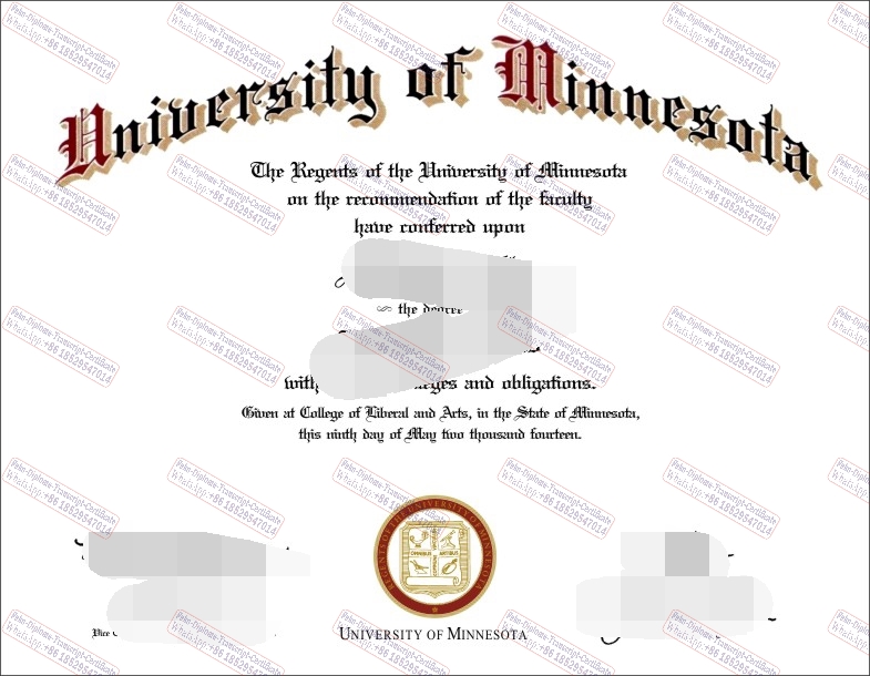 Is it possible to buy fake University of minnesota Certificate