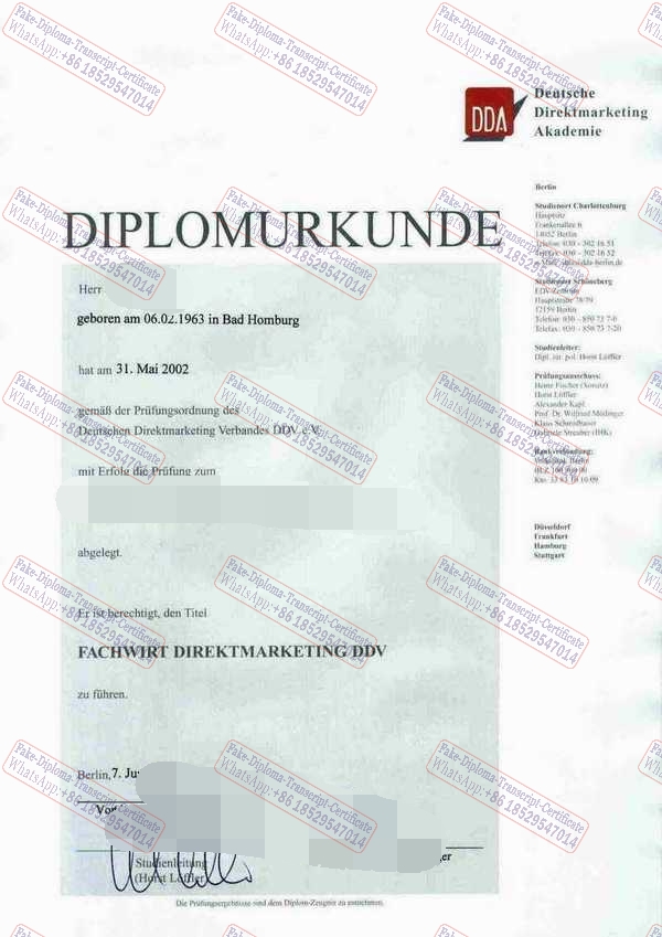 Is it possible to buy fake deutsche direktmarketing akademie Degree