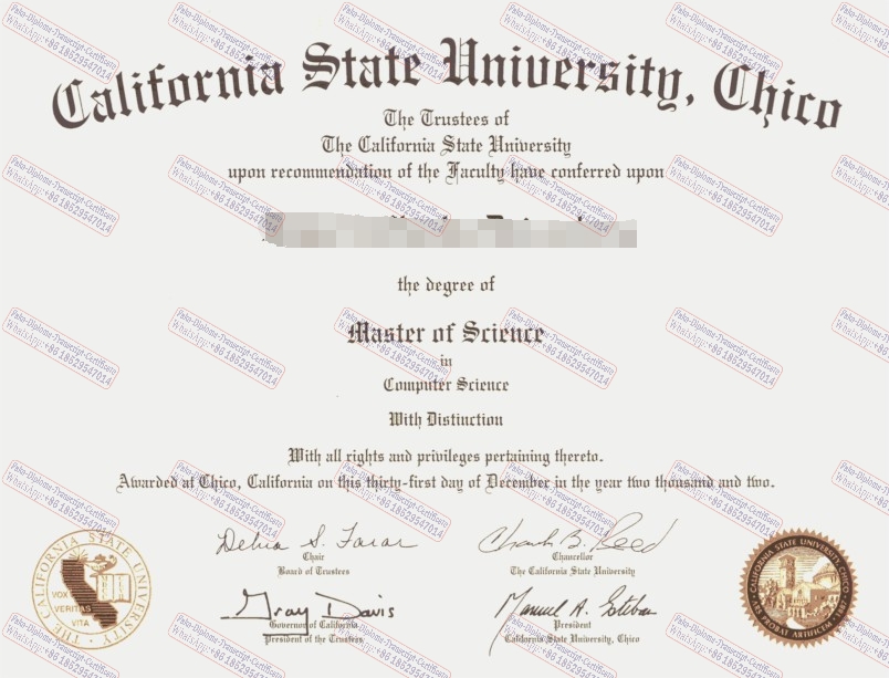 Make fake Make fake California state University chico Certificate Degree