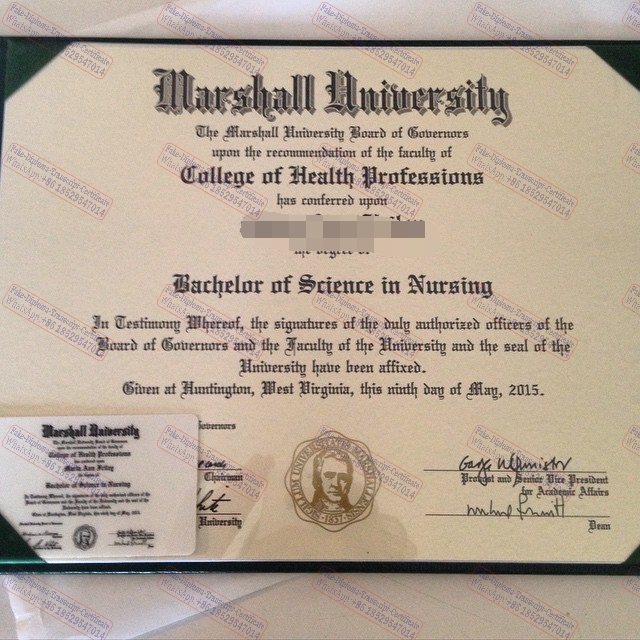 Make fake Marshall University Degree