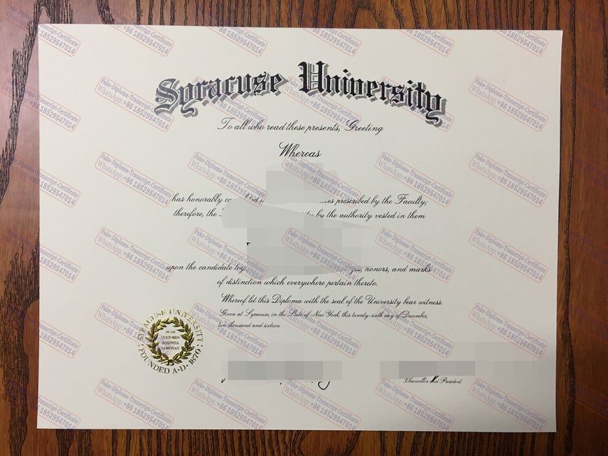 Make fake Syracuse University Diploma