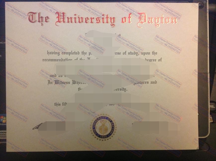 Make fake University of Dayton Diploma