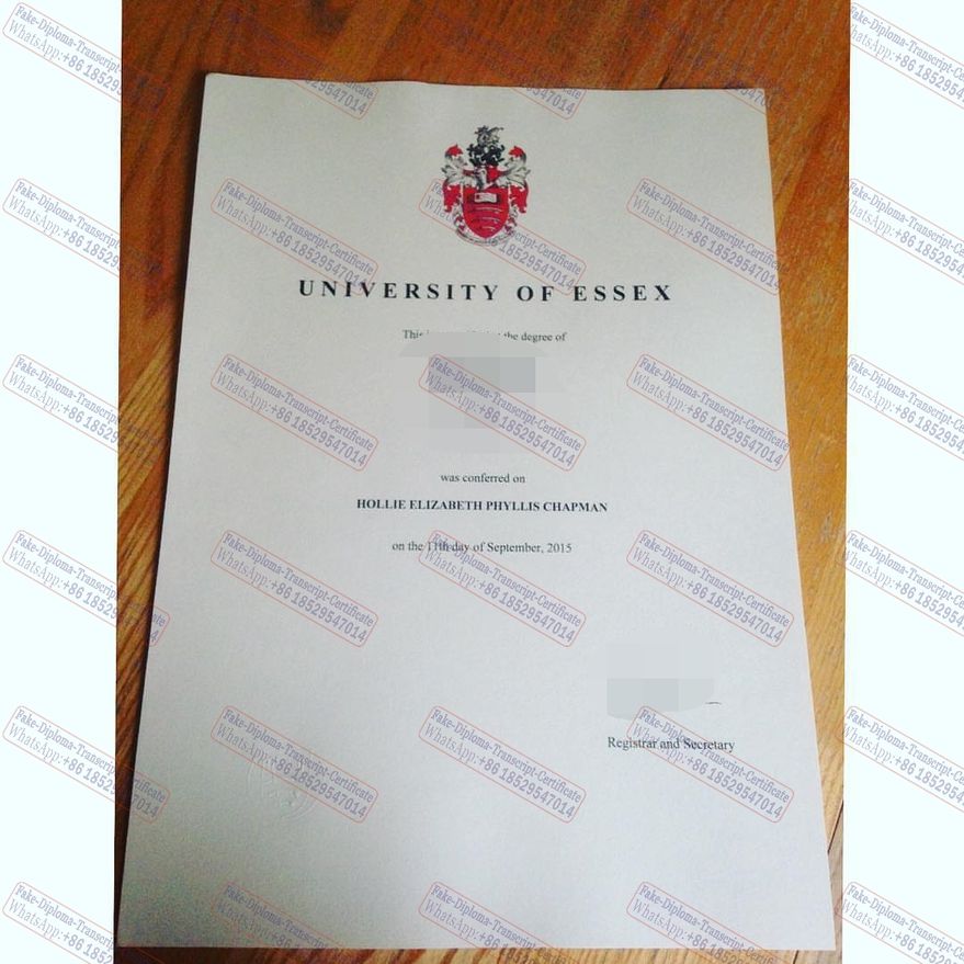 Make fake University of Essex Degree