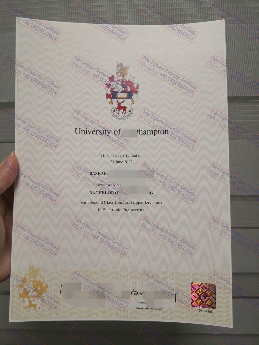 Make fake University of Southampton Diploma