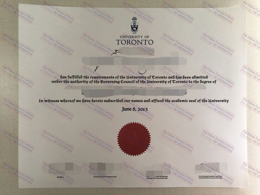 Make fake University of Toronto Degree