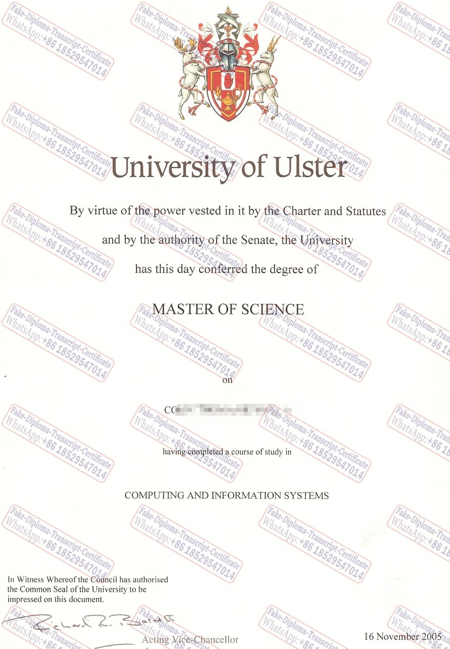 Make fake University of Ulster Diploma