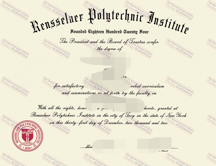 Make fake rensselaer polytechnic Institute Diploma