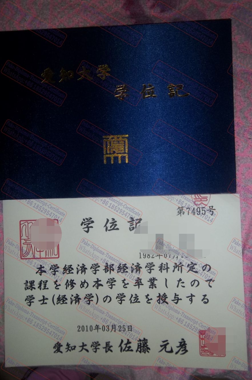 Purchase fake Aichi University Certificate