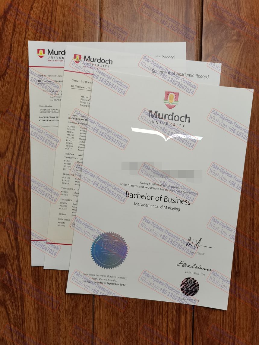 Purchase fake Murdoch University Certificate