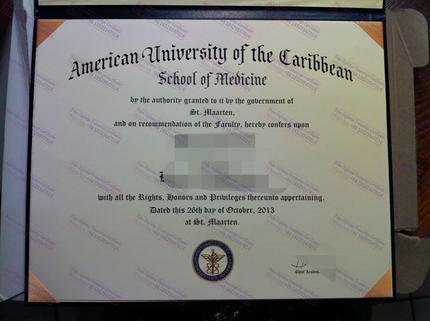 Purchase fake Purchase fake American University of the Caribbean Degree Degree