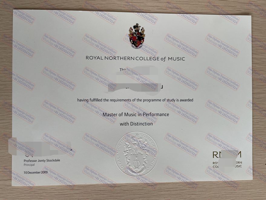 Purchase fake RNCM (Royal Northern College of Music) Degree