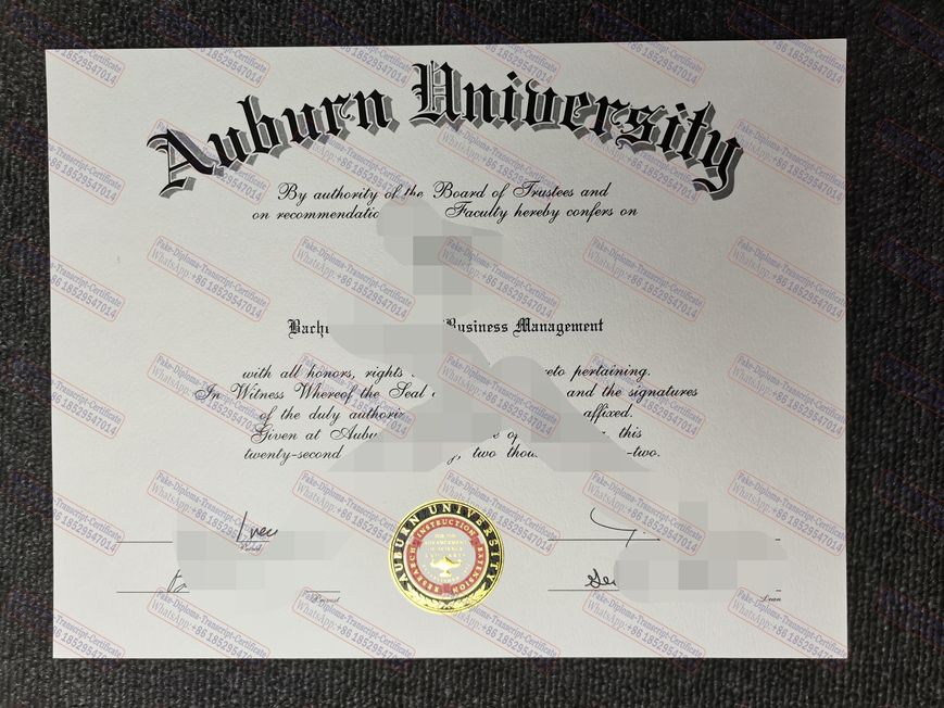 Purchase fake The steps to buy fake auburn University Certificate Diploma