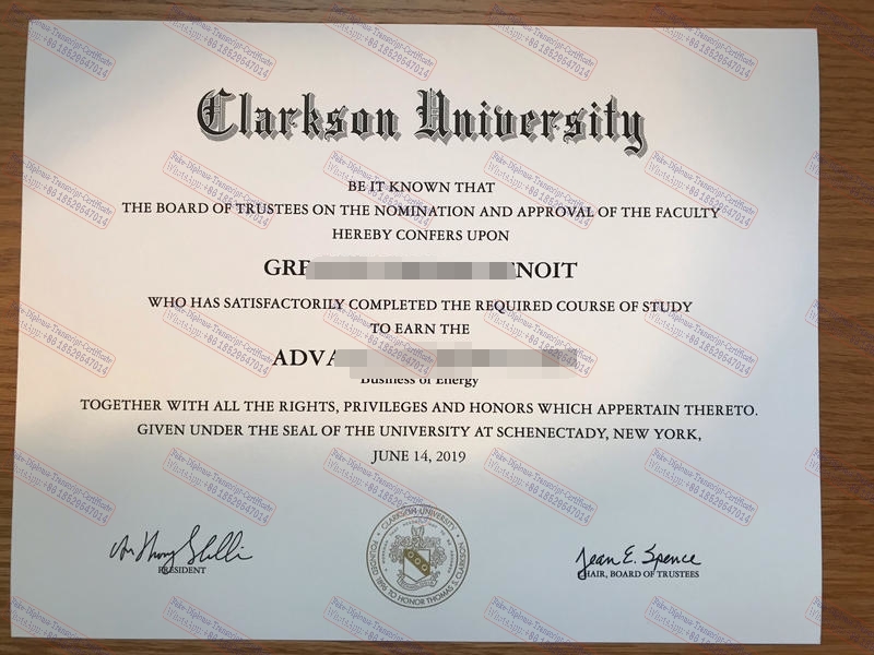 Purchase fake The steps to buy fake clarkson University Degree Certificate