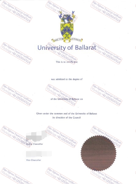 Purchase fake University of Ballarat (2) Diploma