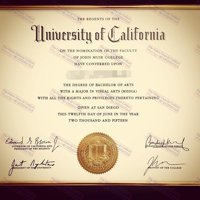 Purchase fake University of California, San Diego Diploma