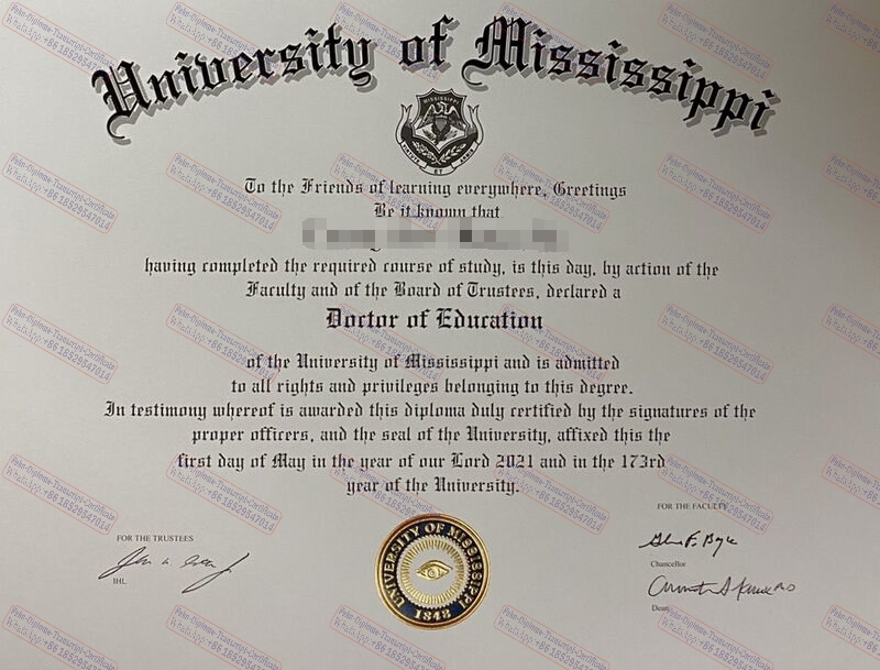 Purchase fake University of mississippi Degree