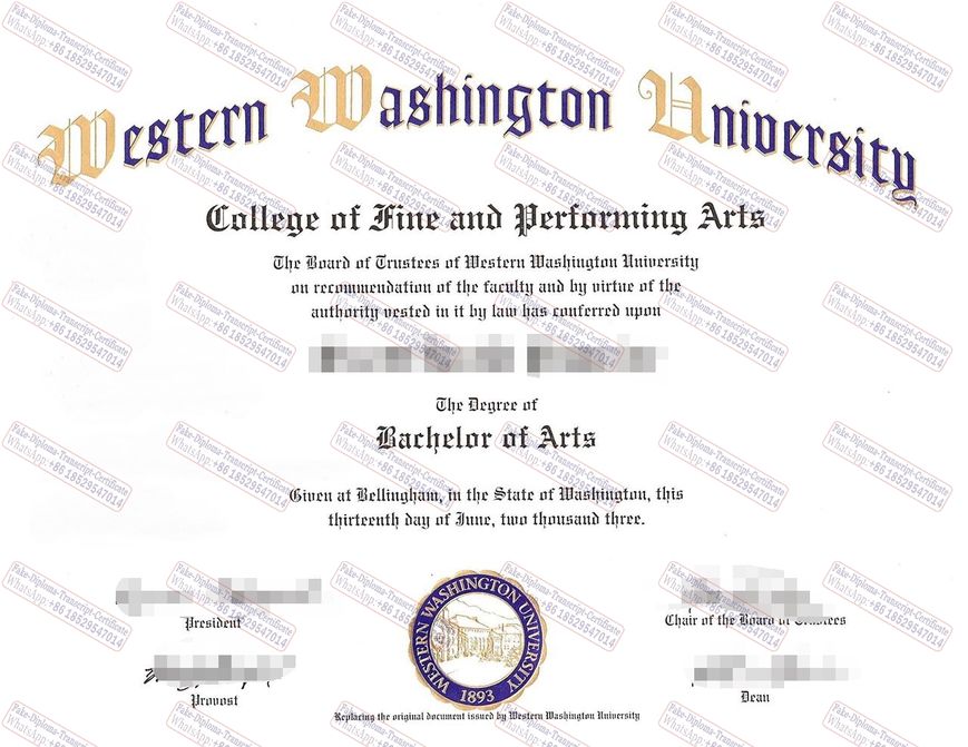 Purchase fake Western Washington University Degree