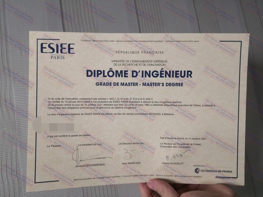 Purchase phony ESIEE Paris Diploma