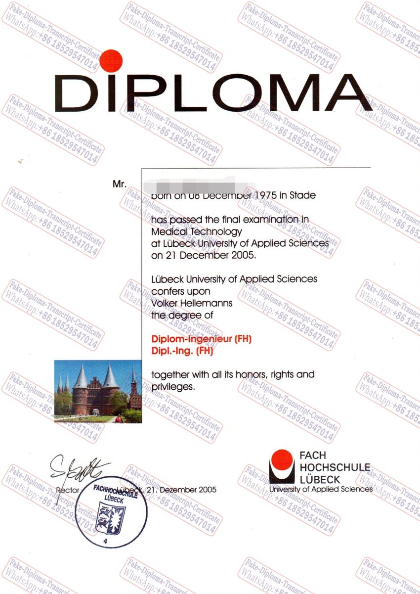 Purchase phony Fachhochschule Lubeck Diploma