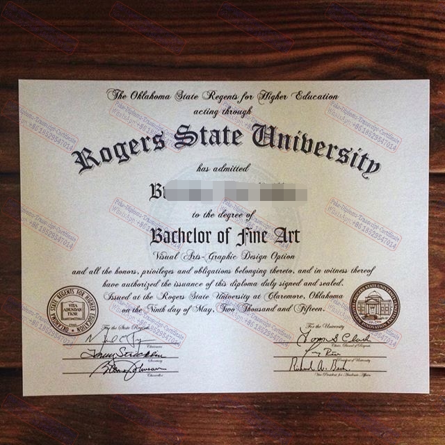 Purchase phony Rogers State University Certificate