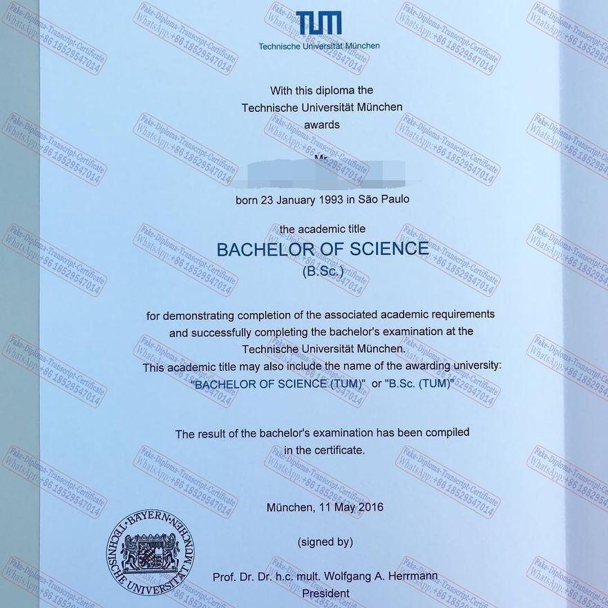 Purchase phony Technical University of Munich Diploma